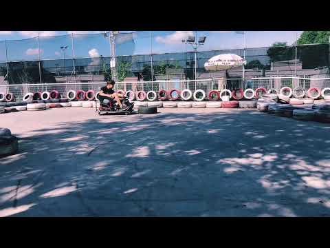 Drift Karting Demonstration At Maximum Drift Karting Arena