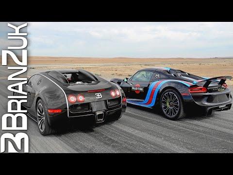 Supercars Drag Racing 1 - Veyron, P1, 918, Huracan, 650S