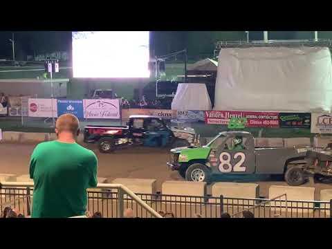 Clinton Demolition Derby Trucks 2019