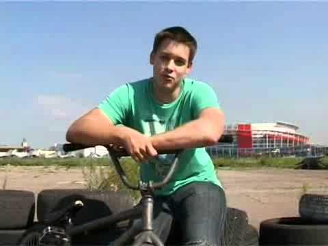 Обучение трюкам на Bmx - How To Bunny Hop Bar Spin.flv