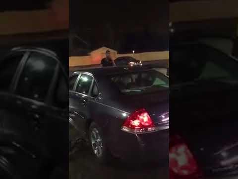 Parking Lot Fight Turns To Demolition Derby