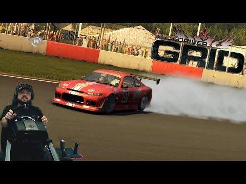 Потрясающий дрифт в горах и Nissan Silvia S15 в Race Driver:Grid