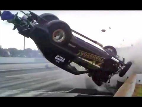 Драг рейсинг аварии. Drag Racing Crashes 2015