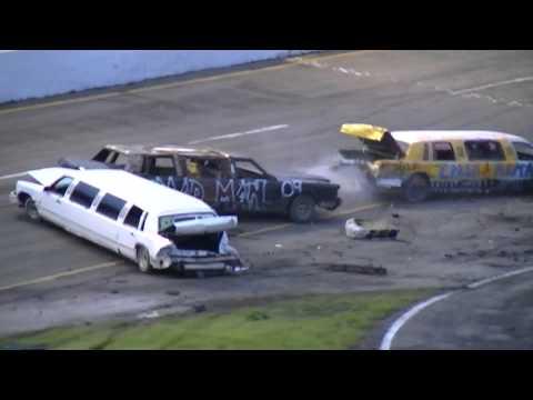 Limo Demolition Derby | Holland Speedway | Crash-A-Rama | 6-8-13