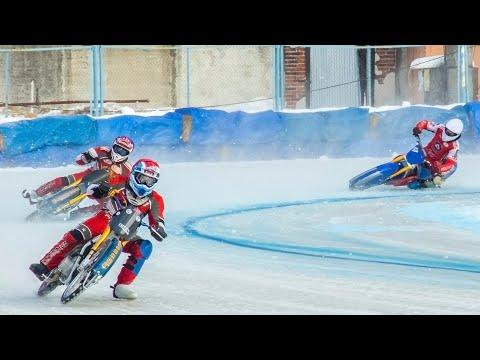 20.01.2019 Мотогонки на льду Луховицы. Спидвей. Кубок МФР 2019. ICE SPEEDWAY