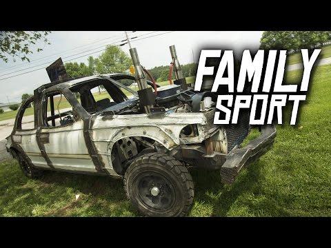 Family Sport - Logan Duvall's Demolition Derby Car