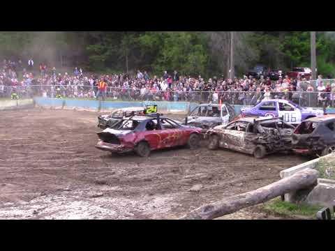 Schomberg, Ontario Demolition Derby 2019 Mini Heat #1